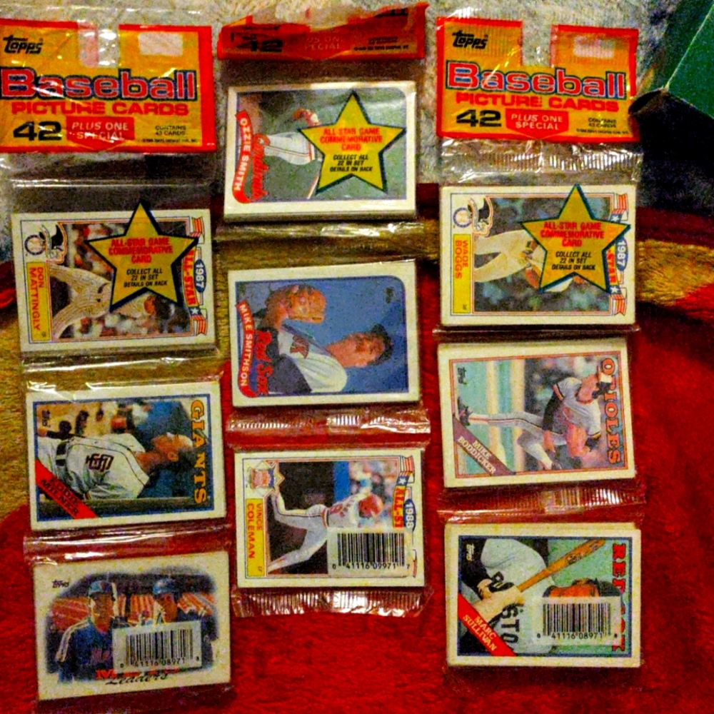 Topps baseball cards 1988 and 1989